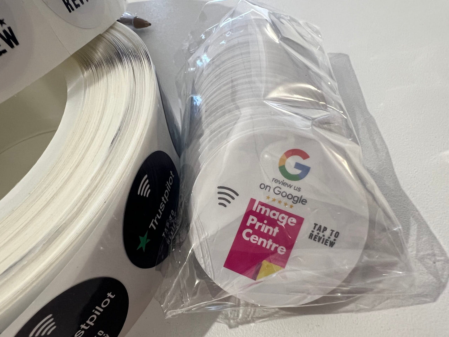 Google Review NFC Delivery Stickers
