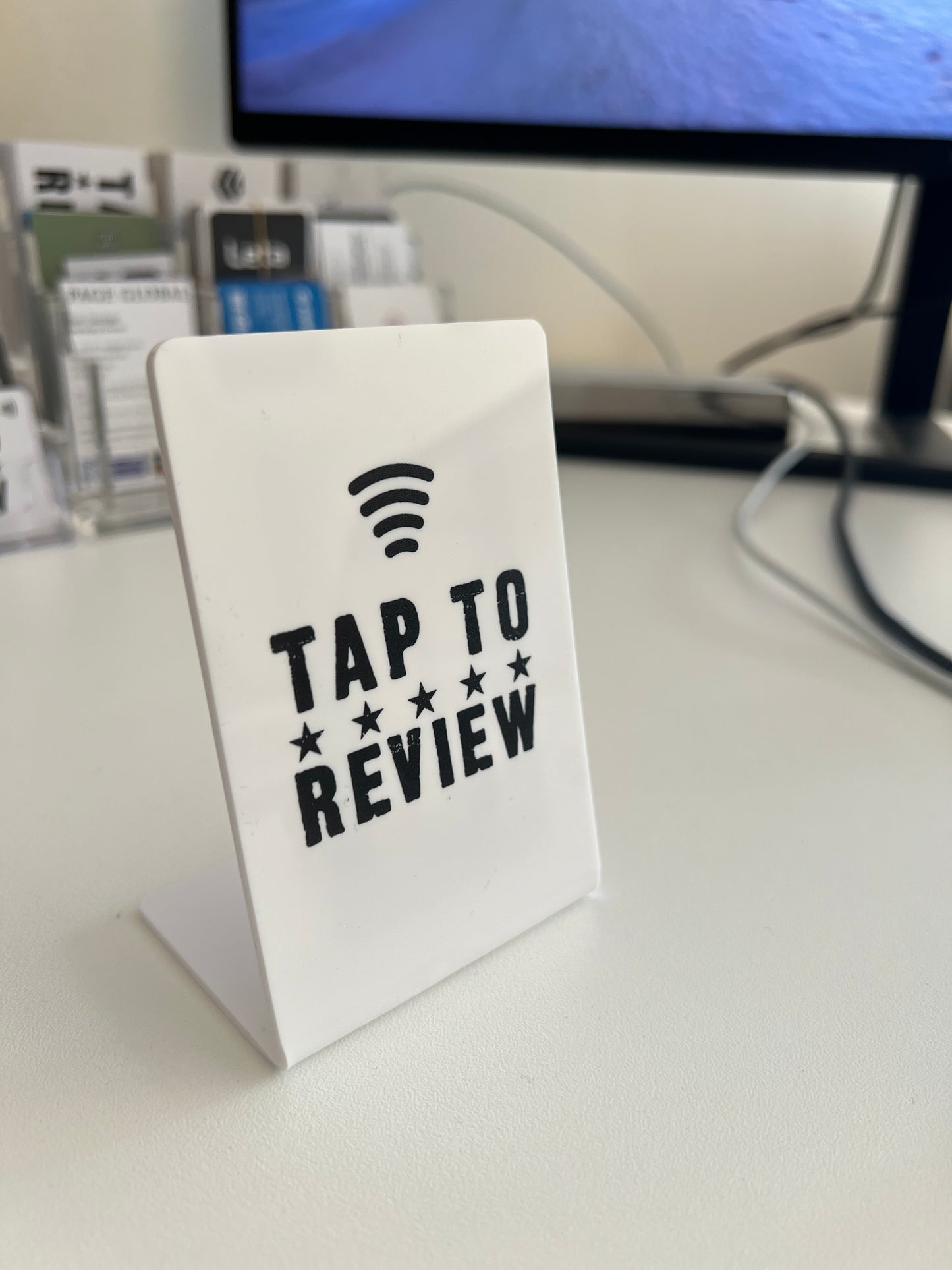 Multiple Review Platform Stands