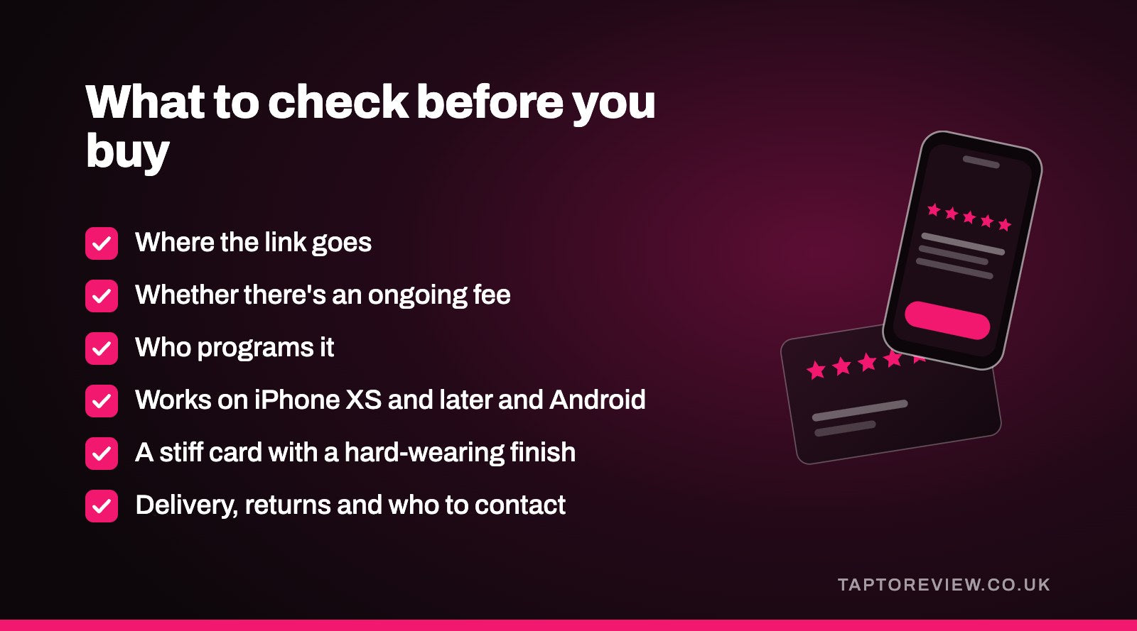 What to check before you buy