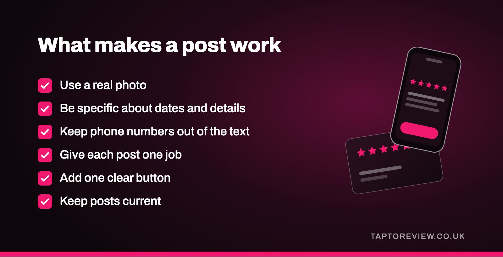 What makes a post work