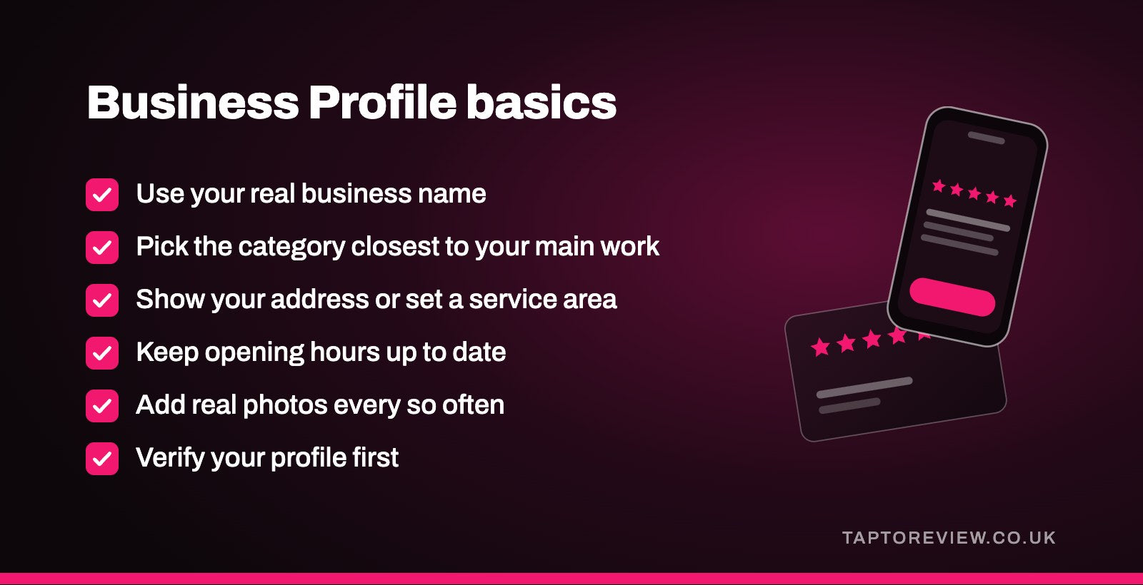 Business Profile basics