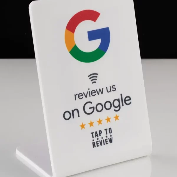 google review stand