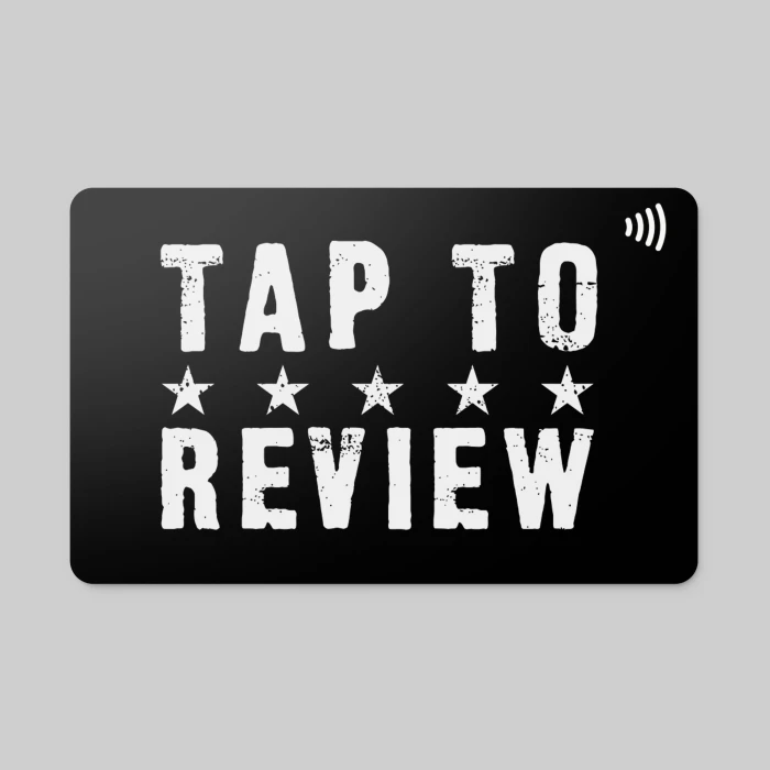 tap to review card